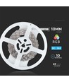 5m 8W/m RGB+3000K LED Strip - 12V, IP20, 60 LED pro Meter