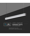120cm 40W LED Lichtleiste, silber, Samsung - UGR19, 1-10V dimmbar