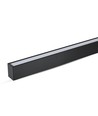 40W LED Linear-Pendelleuchte, schwarz - Samsung LED Chip, 4000K, 120cm, 5 Jahre Garantie