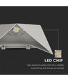 5W Wandleuchte, Grau - IP65, 4000K, Aluminium, 120° Abstrahlwinkel, inkl. Leuchtmittel