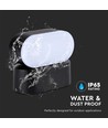 5W LED Wandleuchte - IP65, Schwarz, 110x54x97mm, inkl. Leuchtmittel