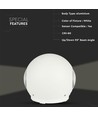 4W weiße LED Wandleuchte - IP65, 4000K, rund, Außen/Innen, inkl. Leuchtmittel