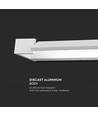16W LED Wandleuchte - 60cm, 134lm/W, IP44, Weiß, 3000K