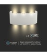 5W Wandleuchte - LED, 3000K, Sandweiß