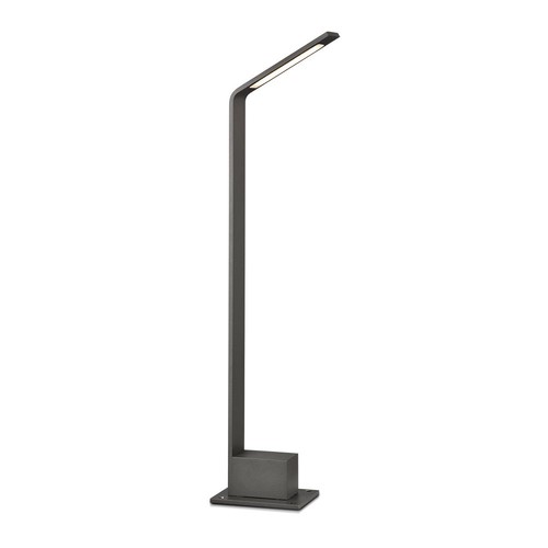 6W Gartenlampe, 80cm, IP65 - Grau, 810lm, 4000K, Außen Pollerleuchte