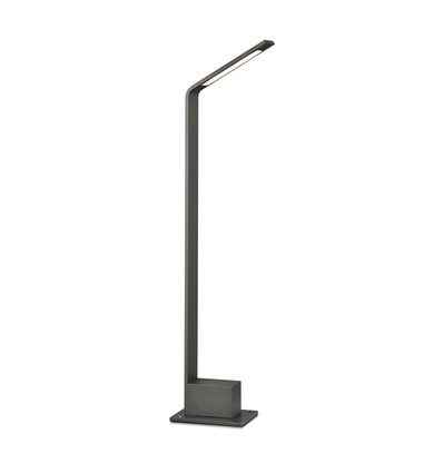 6W Gartenlampe, 80cm, IP65 - Grau, 810lm, 4000K, Außen Pollerleuchte