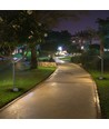 6W Gartenlampe, 80cm, IP65 - Grau, 810lm, 4000K, Außen Pollerleuchte
