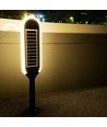 5W Solara LED Gartenlampe mit Sensor - Solar, IP65, 400lm, schwarz/weiß, inkl. Erdspieß und Batterie