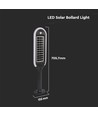 5W Solara LED Gartenlampe mit Sensor - Solar, IP65, 400lm, schwarz/weiß, inkl. Erdspieß und Batterie