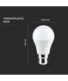 B22 8,5W LED Leuchtmittel - A60, 806lm, ersetzt 60W