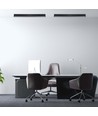 120cm 40W LED Lichtleiste mit Samsung Chip - 3400lm, dimmbar, silber/schwarz Aluminium, 6400K