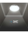 40W LED Designer Deckenleuchte - 4000lm, 3-in-1 CCT, dimmbar mit Fernbedienung, Ø39,5cm, Wave Cover