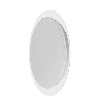 40W Designer Dome LED Deckenleuchte - Ø40cm, CCT Farbewechsel, dimmbar, Sternenhimmel-Effekt, inkl. Fernbedienung