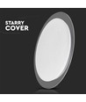 40W Designer Dome LED Deckenleuchte - Ø40cm, CCT Farbewechsel, dimmbar, Sternenhimmel-Effekt, inkl. Fernbedienung