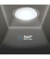 40W Designer Dome LED Deckenleuchte - Ø40cm, CCT Farbewechsel, dimmbar, Sternenhimmel-Effekt, inkl. Fernbedienung