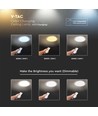 40W Designer Dome LED Deckenleuchte - Ø40cm, CCT Farbewechsel, dimmbar, Sternenhimmel-Effekt, inkl. Fernbedienung
