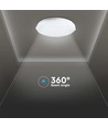 LED Designer-Deckenleuchte - 30W/60W/30W, Fernbedienung, CCT wechselbar, dimmbar, Diamantabdeckung
