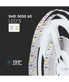 5m 13W/m COB-LED Strip, RA90 - 24V, IP20, 512 LEDs pro Meter, 3000K