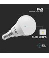 3 Stk. E14 4,5W LED Tropfenlampe - P45, warmweiß, ersetzt 40W