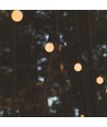 0,5W - LED-Lichterkette mit Glühbirnen, 10m, 20 Glühbirnen, EU-Stecker, 6000K, 24V