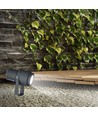 12W LED Gartenstrahler mit Erdspieß - Grau, IP65 Außen, 3000K
