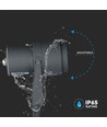 12W LED Gartenstrahler mit Erdspieß - Grau, IP65 Außen, 3000K