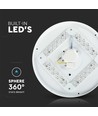 12W LED Deckenleuchte mit Sternenhimmel - Ø26cm, 3-in-1 CCT, 1200lm, IP20 Innenbereich