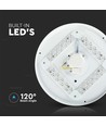 18W LED Deckenleuchte mit Sternenhimmel, Ø31cm - 3-in-1 CCT, 100lm/W, weißer Rand, inkl. Leuchtmittel