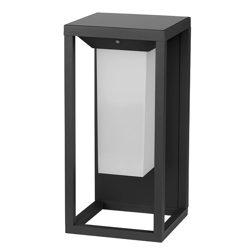2W Solara Wandleuchte mit Solarzelle - Samsung LED, IP65, Bewegungsmelder, 3000K, grau, inkl. Leuchtmittel