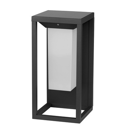 2W Solara Wandleuchte mit Solarzelle - Samsung LED, IP65, Bewegungsmelder, 3000K, grau, inkl. Leuchtmittel