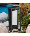 2W Solara Wandleuchte mit Solarzelle - Samsung LED, IP65, Bewegungsmelder, 3000K, grau, inkl. Leuchtmittel