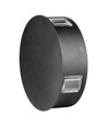 3W Ø15cm runde LED Wandleuchte - IP65, schwarz, 3000K, Außenbereich, inkl. Leuchtmittel