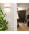12W LED Wandleuchte Up/Down Licht - IP65, grau, rechteckig, außen, inkl. Leuchtmittel