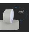 5W LED Wandleuchte - IP65, grau, 4000K, verstellbar, 11 x 5,4 cm