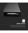 6W Schwarze Wandleuchte mit Up/Down Licht - IP65, Aluminium, 3000K, inkl. Leuchtmittel
