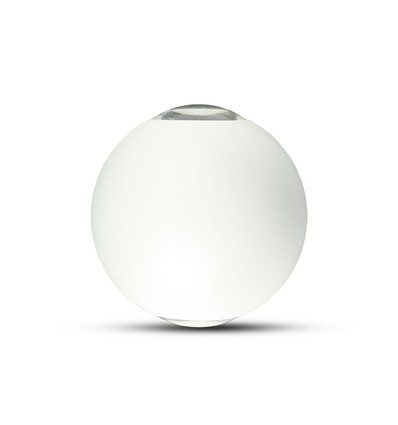 4W weiße LED Wandleuchte - IP65, 3000K, rund, Außenbereich, inkl. Leuchtmittel