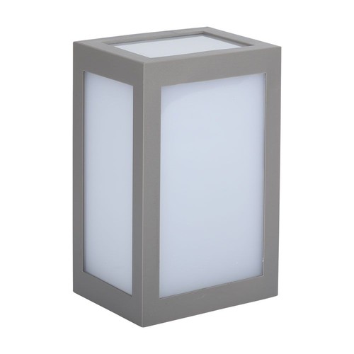 12W LED Wandleuchte - 4000K, graues Gehäuse