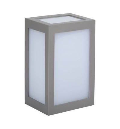 12W LED Wandleuchte - 4000K, graues Gehäuse
