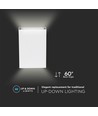 4W LED Wandleuchte - IP65, weiß, 3000K, PC-Kunststoff, inkl. Leuchtmittel