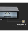 4W LED Wandleuchte, schwarz - 400lm, IP65, 360 Grad, 6400K