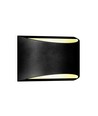 10W LED Wandleuchte mit Up/Down Light - IP54 Außen, schwarz, 4000K, Bridgelux Chip, inkl. Leuchtmittel