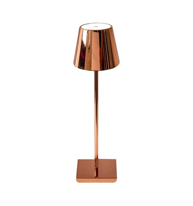 3W wiederaufladbare LED Tischleuchte, Gold - Touch dimmbar, 3000K, 4000mAh Akku, 5V USB