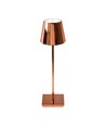 3W wiederaufladbare LED Tischleuchte, Gold - Touch dimmbar, 3000K, 4000mAh Akku, 5V USB