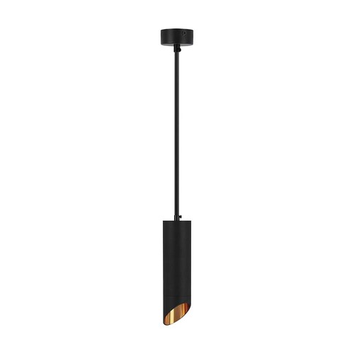 GU10 Pendelleuchte Ø5,5x20cm - schwarz, ohne Leuchtmittel