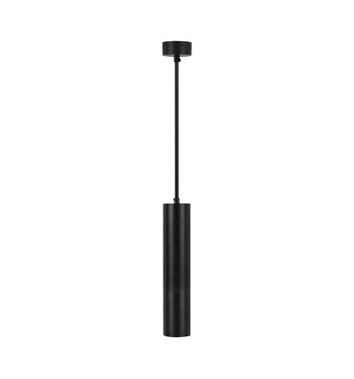 V-Tac GU10 Pendelleuchte Ø5,5x30cm - Schwarz, ohne Leuchtmittel
