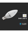B15 5,5W dimmbare LED Kerzenlampe - Samsung LED Chip, 3000K, warmweiß, ersetzt 40W