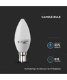 B15 5,5W dimmbare LED Kerzenlampe - Samsung LED Chip, 3000K, warmweiß, ersetzt 40W