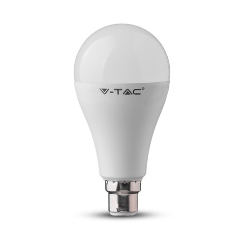 B22 15W LED Leuchtmittel - A65, Samsung LED Chip, ersetzt 100W, 200 Grad, weißer Kunststoff