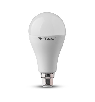 B22 15W LED Leuchtmittel - A65, Samsung LED Chip, ersetzt 100W, 200 Grad, weißer Kunststoff