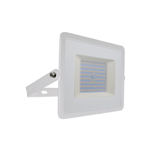100W Flutlichtstrahler - 6500K, weißes Gehäuse, Arbeitsleuchte